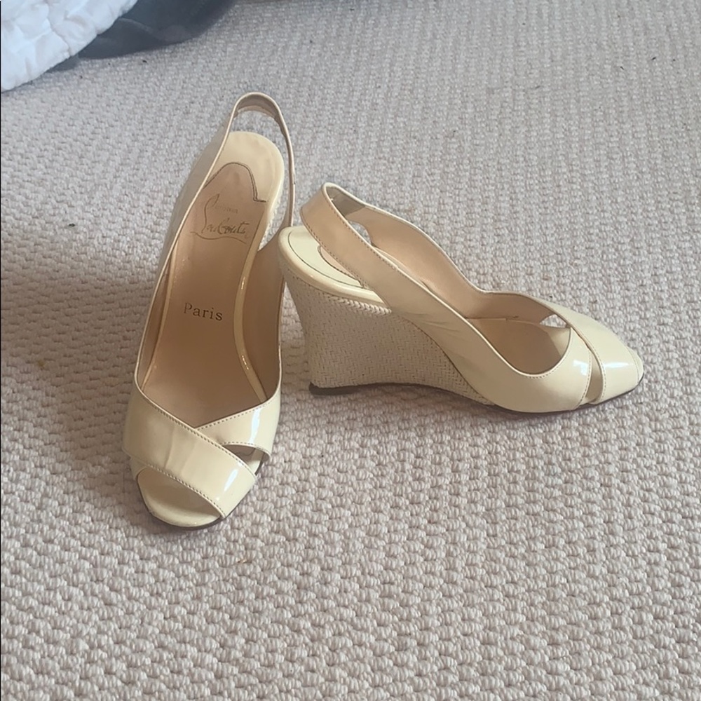 Christian louboutin wedges